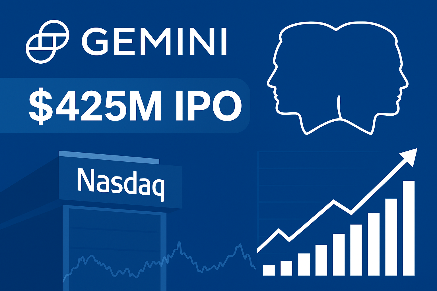 Gemini вышла на Nasdaq и привлекла $425 млн
