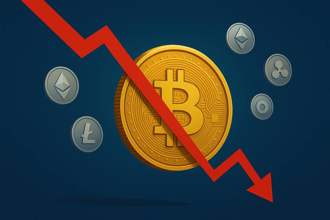 Рынок криптовалют охватила паника на фоне резкого снижения котировок