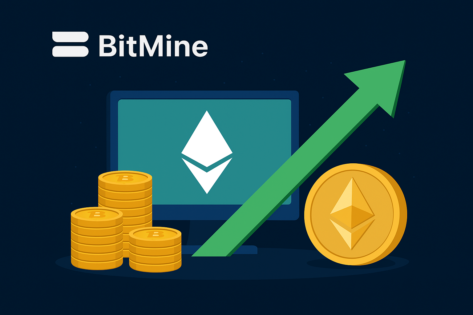 BitMine увеличивает свои запасы Ethereum до $12 млрд